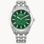 Citizen Men's Peyten Green Dial Eco-Drive Watch - BM7530-50X NEW