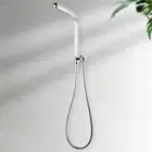 ACA Bathroom Chrome Square Shower Gooseneck Wall Arm Diverter 1.5m SUS Hose