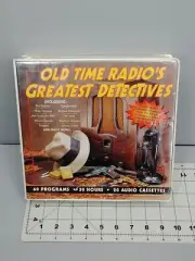 Old Time Radio's Greatest Detectives 20 Cassette Set ~ 60 Programs ~ 30 Hours !!