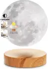 Vgazer Levitating Moon Lamp with Wood Base and 3D Printing Technology Floating a