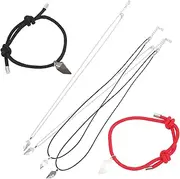 [TINEASUR] Heart Matching Necklace and Bracelet for Couples Couples Jewelry His Her Set Birthday/anniversary