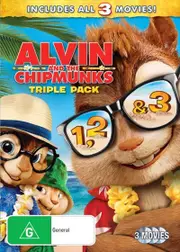 Alvin And The Chipmunks Triple Movie Pack DVD