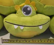 Hallmark Pull My Tail Monster Green Plush Watch Me Wiggle