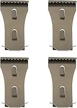 4Pcs Brick Hook Clips Heavy Duty Hanging Clips Brick Clamps Outdoor Brick Hangers Wall Clips Without Drilling for Hanging Outdoor Home Decoration