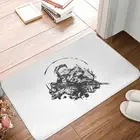 Master Chief Splash Fan Art Doormat Rug carpet Mat Footpad Balcony Parlor Water