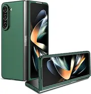 [Eabhulie] Case for Samsung Galaxy Z Fold 5 Slim Hard PC Protective Cover Green