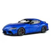 Solido 1:18 Scale Toyota GR Supra Blue 2021 Diecast Model Car