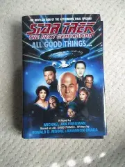 STAR TREK BOOK ALL GOOD THINGS BY MICHAEL JAN FRIEDMAN HC WITH DJ 1994