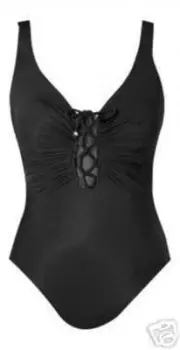 MIRACLESUIT LACE UP MIRACLE SWIMSUIT CRUISE SWIMMING COSTUME SOFT PADDED BRA