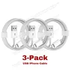 3-Pack USB Data Fast Charger Cable 1M 2M Cord For Apple iPhone X 11 12 13 14 MAX