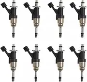 Car Petrol Injection Nozzles for Chevrolet for Silverado 1500 for Camaro for Corvette 2014 2015 2016 2017 2018 8PCS 12668393 New Fuel Injector Nozzle