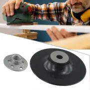 Resin Fiber Backing Pad Disc Backing Pad 125mm 5 Inch For Angle Grinder New