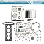Full Gasket Set And Timing Chain Kit Head Bolts Fits 2008 Chevrolet Malibu 2.2L