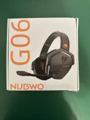 NUBWO G06 Wireless Gaming Headset with Microphone for PS5 PS4 PC Mac 3-in-1
