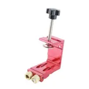 HG (Red)15° Oblique Hole Locator Positioner Woodworking Hole Jig Dowel Drill