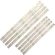 SCPCKZETZN LED Backlight Strip 4/5 Lamp Fit for LG 43" TV CRH-A4330300104L6CNRev1.0 CRH-A4330300105R6CNRev1.0 LED 43UG620V 43UJ620V