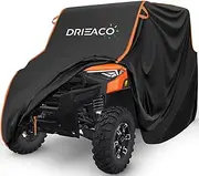 Drieaco UTV Cover 4-6 Seater Side by Side Cover 420D Waterproof Outdoor Heavy-Duty Cover for Can-Am Defender Commander Maverick Polaris RZR Ranger General Kawasaki Honda Yamaha SXS Accessories