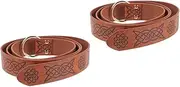 [TOVINANNA] Medieval Retro Sword Belt for Cosplay Decorative Holder for Men Women Faux Accessory Unique present for History Enthusiasts Secure Accessible Display