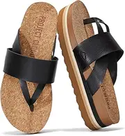 [Project Cloud] Fashion Womens Sandals - Memory Foam Insole and Comfortable Platform Sandals for Women 2025 - Lightweight and Non-slip Perfect Beach Slides (Raft)