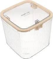 Cabilock Hair Accessories Storage Box Girl Hair Accessories Organizer Scrunchie Holder Headband Holder Plastic Acrylic Lid Box