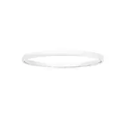 Silver 4.5x60mm Solid Bangle