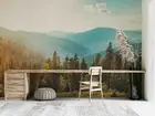 3D Mountain Landscape Wallpaper Wall Mural Removable Self-adhesive 581