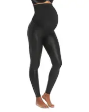 Spanx Mama Maternity Faux Leather Leggings