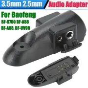 Walkie Talkies Adapter 2.5mm 3.5mm for BF-9700, BF-A58, BF-UV9R, UV-9R Plus
