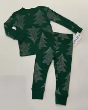 Carters Baby Christmas Pajamas 12 Months Pants Shirt 2 PC Set Cute Pjs New