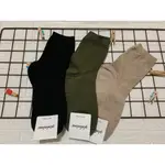 【現貨🎉】韓版基本素色款3色 中長襪 女襪 男襪