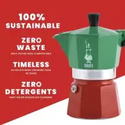 BIALETTI Espresso Maker Mocha Express 3 Cups Macchinetta Italy 0005322