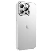 X-LEVEL For iPhone 15 Pro PC+TPU Phone Case Camera Frame Kickstand Matte Back Cover