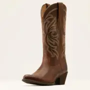 Ariat Ladies Heritage J Toe Stretchfit Sassy Brown Wester Boots -51051