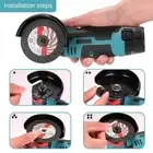 cordless Portable Angle Grinder Brushless Grinder Battery For makita 12V Battery