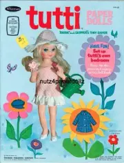 VINTAGE 1968 TUTTI PAPER DOLLS ~WHITMAN~ ADORABLE RARE UNCUT LASER REPRODCTION