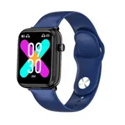 Smart Watch X8 TWS Bluetooth Headset Wireless Earphones Two in One 1.69inch Call Music Sport Band Smartwatch - Blue