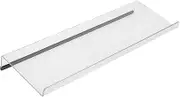 CONGARTENO Acrylic Keyboard Stand Tray for Desk Transparent Organizer with Chalk Holder Durable Multi Purpose Design for Office and Home Stylish Desktop Accessories for Keyboard