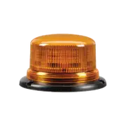 Narva Amber 'Eurotech' Low Profile LED Strobe/Rotator Light, Black Base