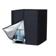 1000L 275 Gallon 420D IBC Tote Water Tank Cover Sunshade Waterproof IBC Tote