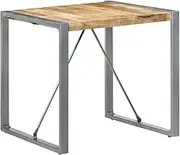 Generic Dining Table 80x80x75 cm Rough Mango Wood,321603