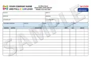 250 Color Custom Invoice / Sales Receipt / Carbonless Form