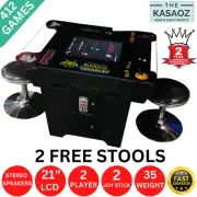 KASA Arcade Machine Cocktail Table Top Coin Operated 21" Samsung Screen New