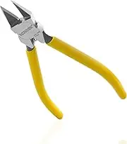 BOOSDEN 6 inch Wire Cutters, Ultra Sharp Spring Loaded Pliers, Small Side Cutting Pliers, Dikes Chicken Wire Cutters, Flush Cutters for Jewelry Making, Crafting, Floral, DIY, Electrical