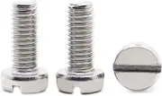 5/10/50pcs M1.6 M2 M2.5 M3 M4 M5 M6 M8 304 A2-70 Stainless Steel GB65 Slotted Cap Head Slot Column Round Cheese Head Screw Bolt(16mm,M5 10pcs)