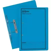 NEW Avery 86824 Spring Transfer File Foolscap Blue Box 25 Folders Filing