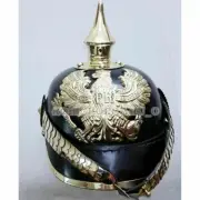 German Leather Collectible Pickelhaube Helmet Imperial Officer’s Grade Prussian