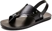 [Jakcuz] Sandals Slippers for Men Outdoor Travel Sandals Lightweight Non-Slip Beach Flip Flops Casual Sandals