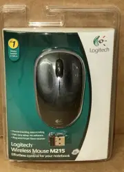 Logitech M215 Wireless Mouse Optical Wheel Gaming with Nano Receiver Sealed NOS