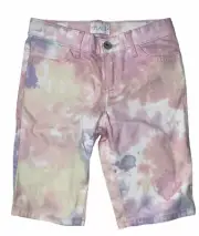 Brand New- The Childrens Place Skinny Stretch Tye Die Shorts Girls (Size 8)