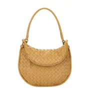 Bottega Veneta Medium Intrecciato Shoulder Bag One size black nut sugar color